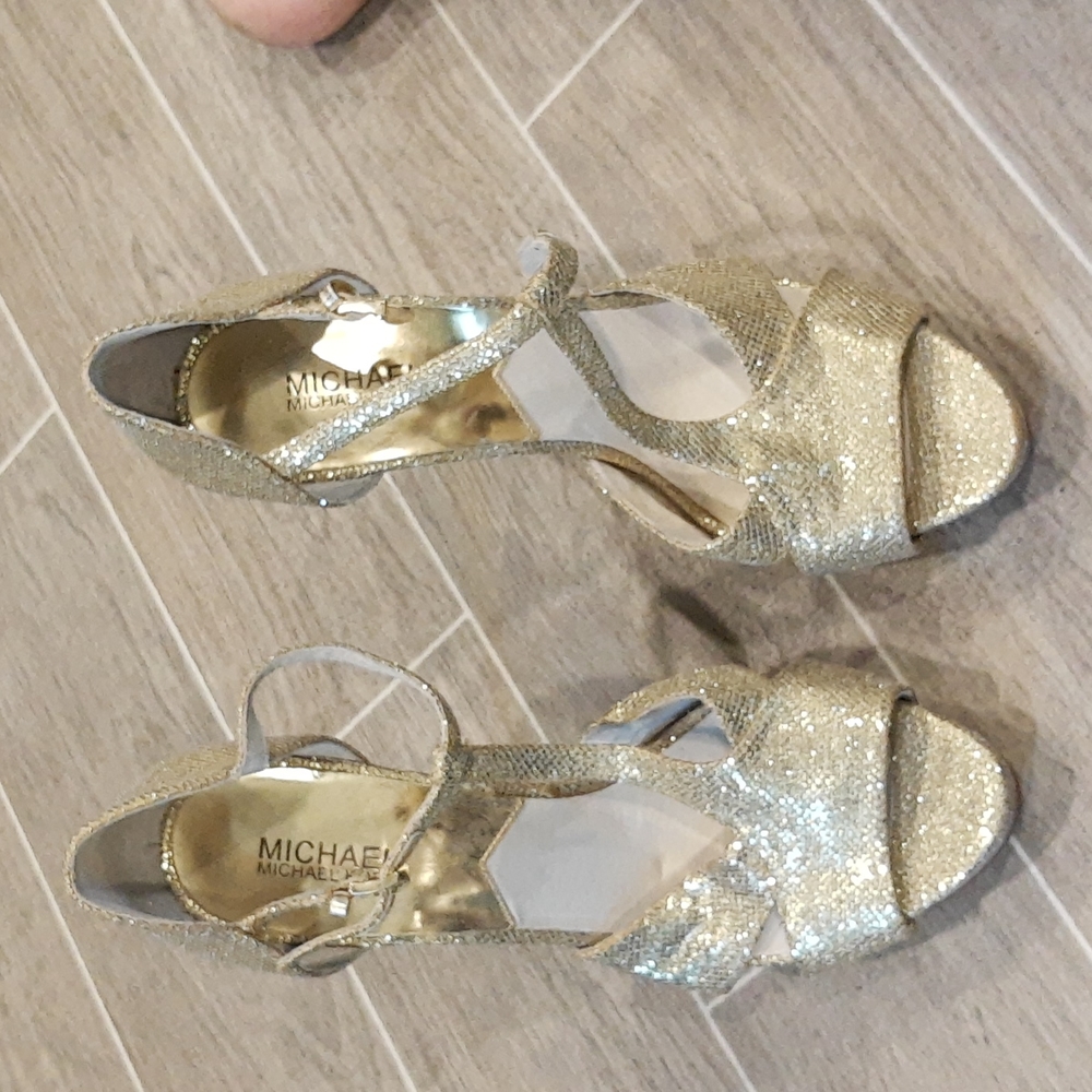 Michael Kors never worn size 11 gold high heels